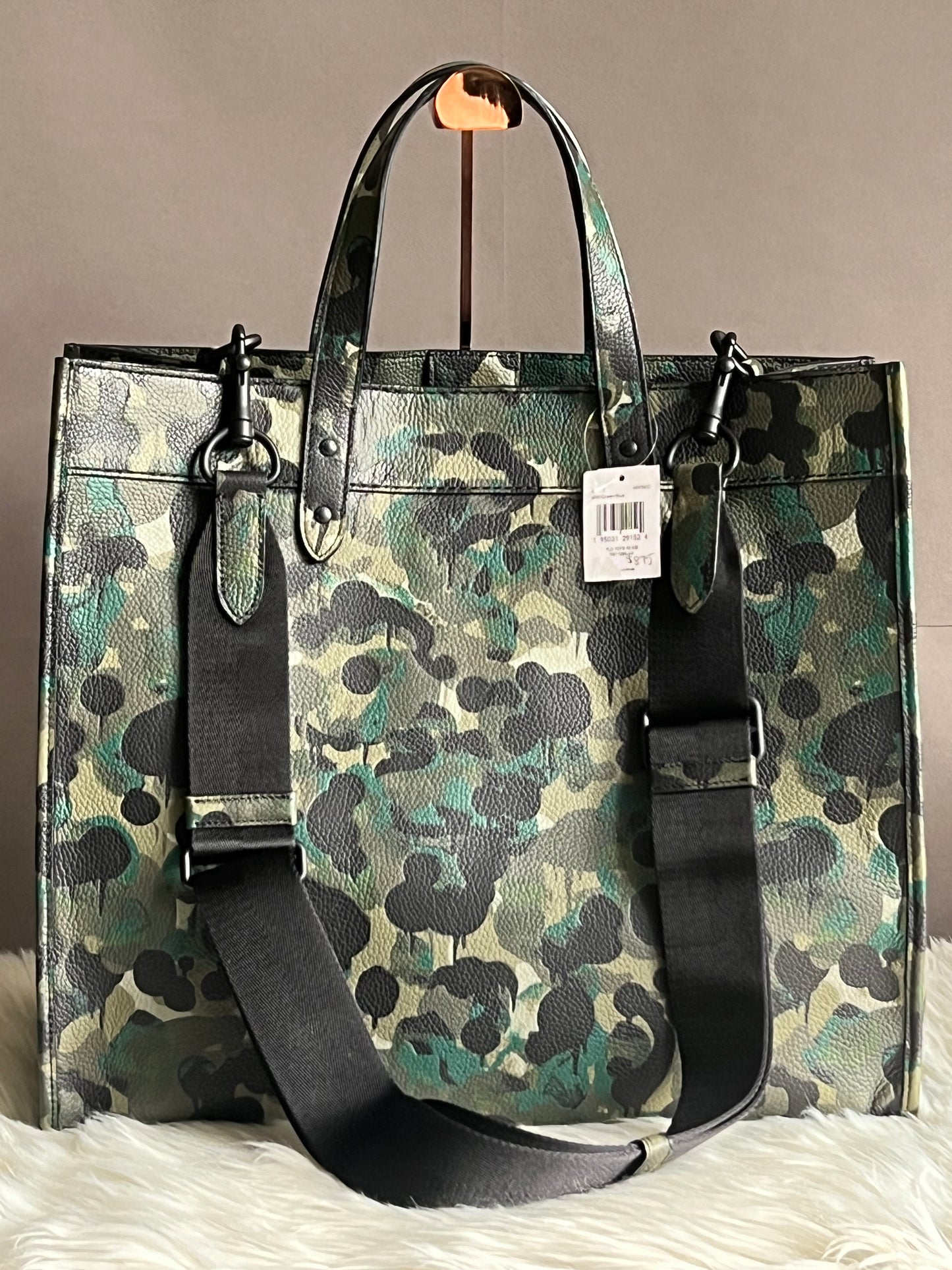 Coach Field Tote 40 with Camo Print