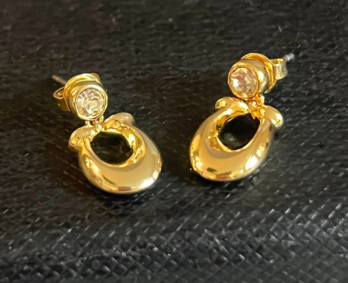 Coach Signature Crystal Earrings