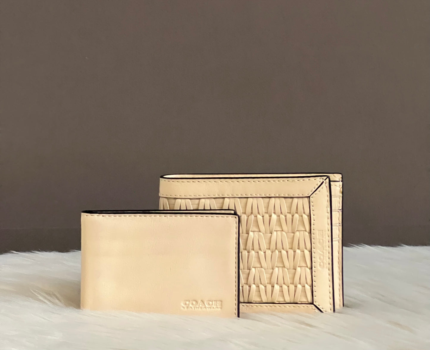 Coach 3-in-1 Wallet with Weaving