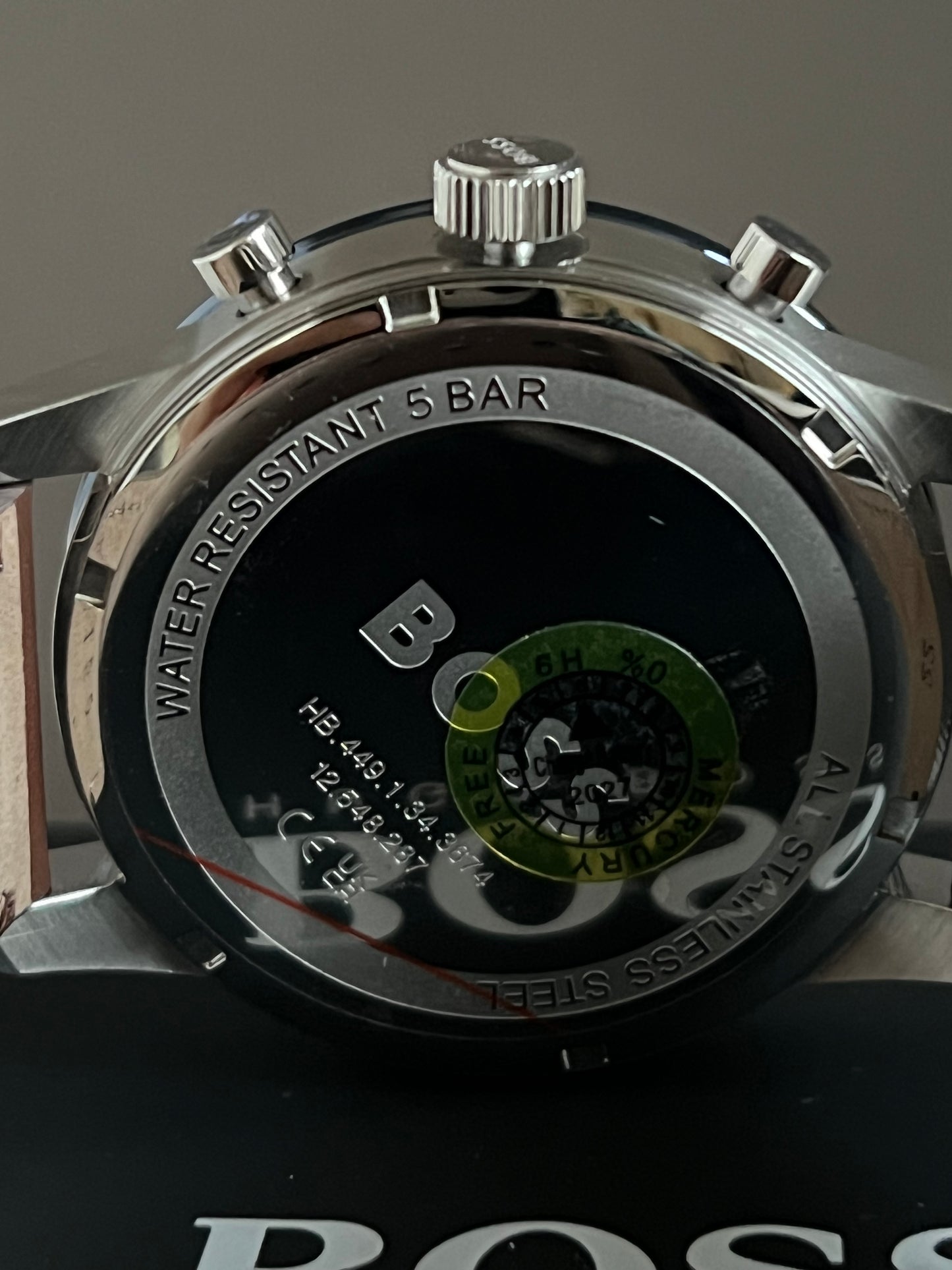 Hugo Boss Men’s Allure Chronograph Leather Strap Watch