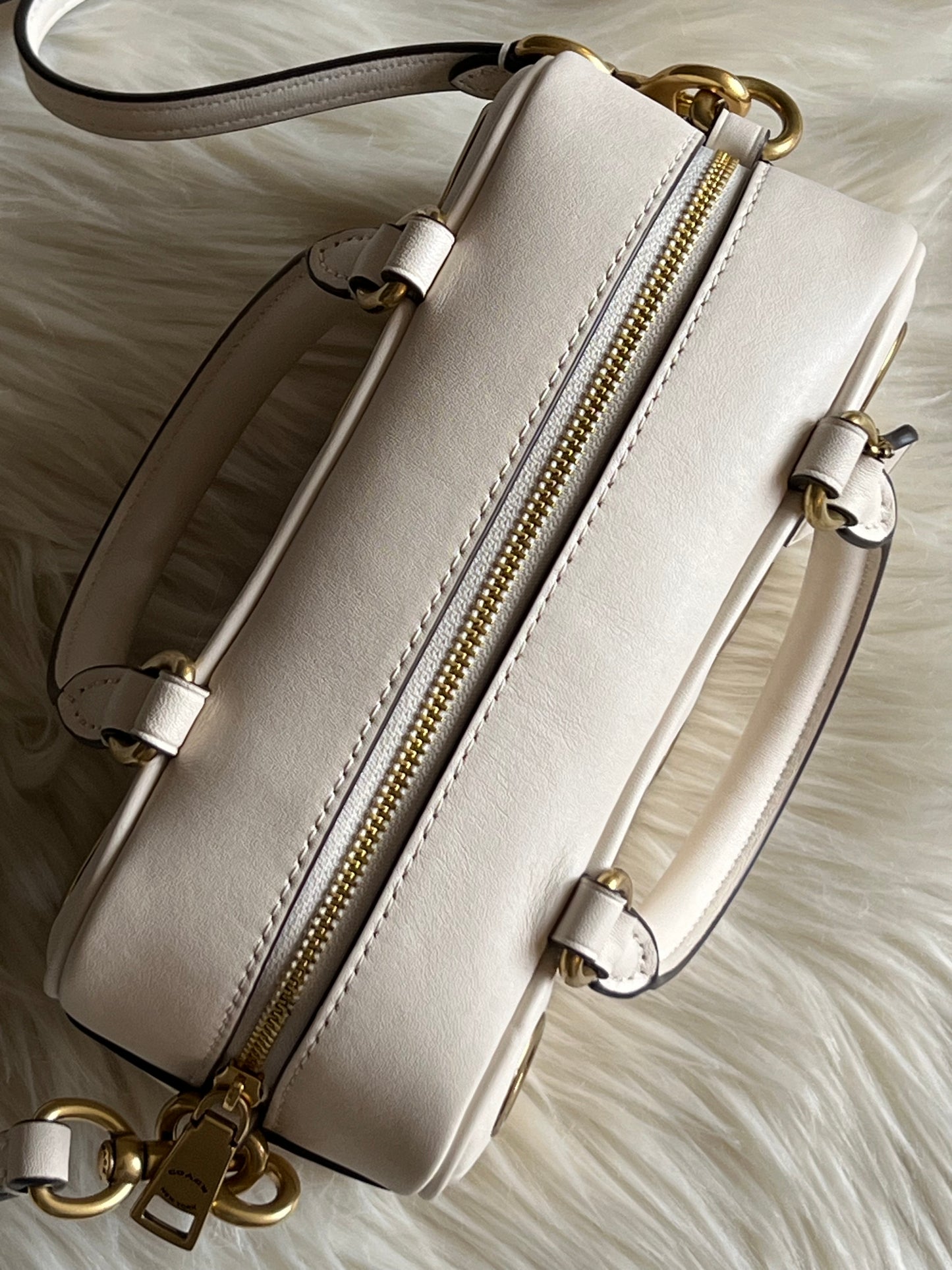 Coach Satchel Crossbody Bag with Grommets