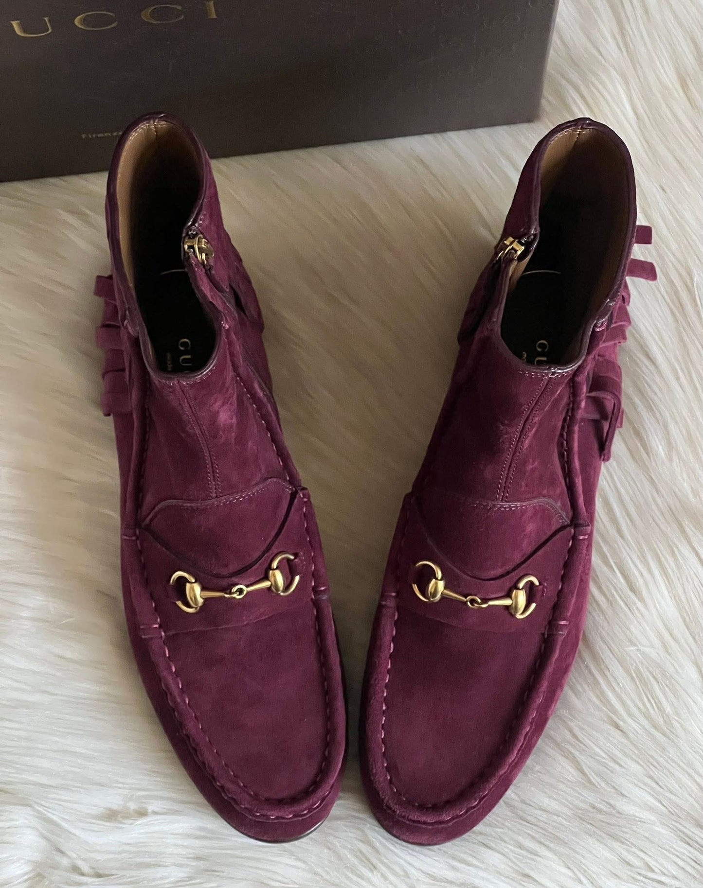 Gucci Mocasin Horsebit Boots