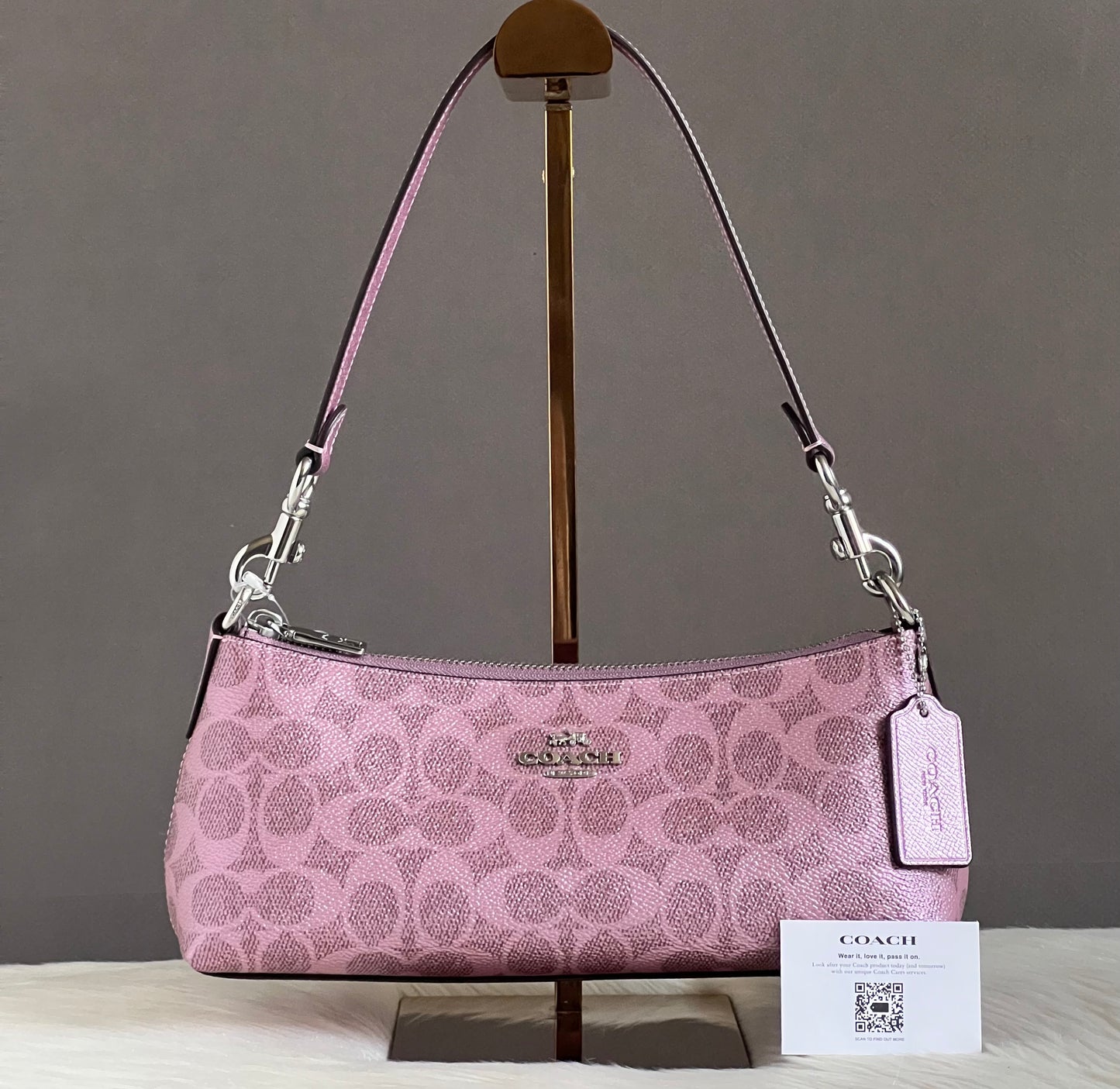 Coach Charlotte Shoulder Bag In Signature Canvas