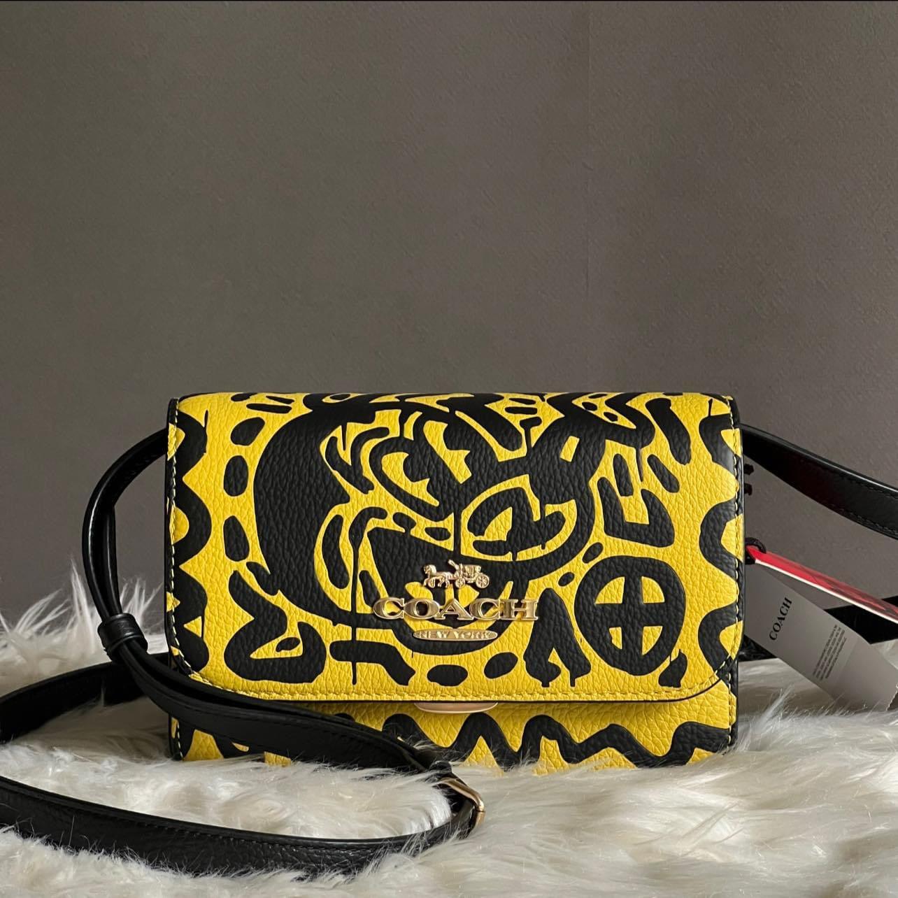 COACH Mickey Mouse Keith Haring Brynn Crossbody Bag newest