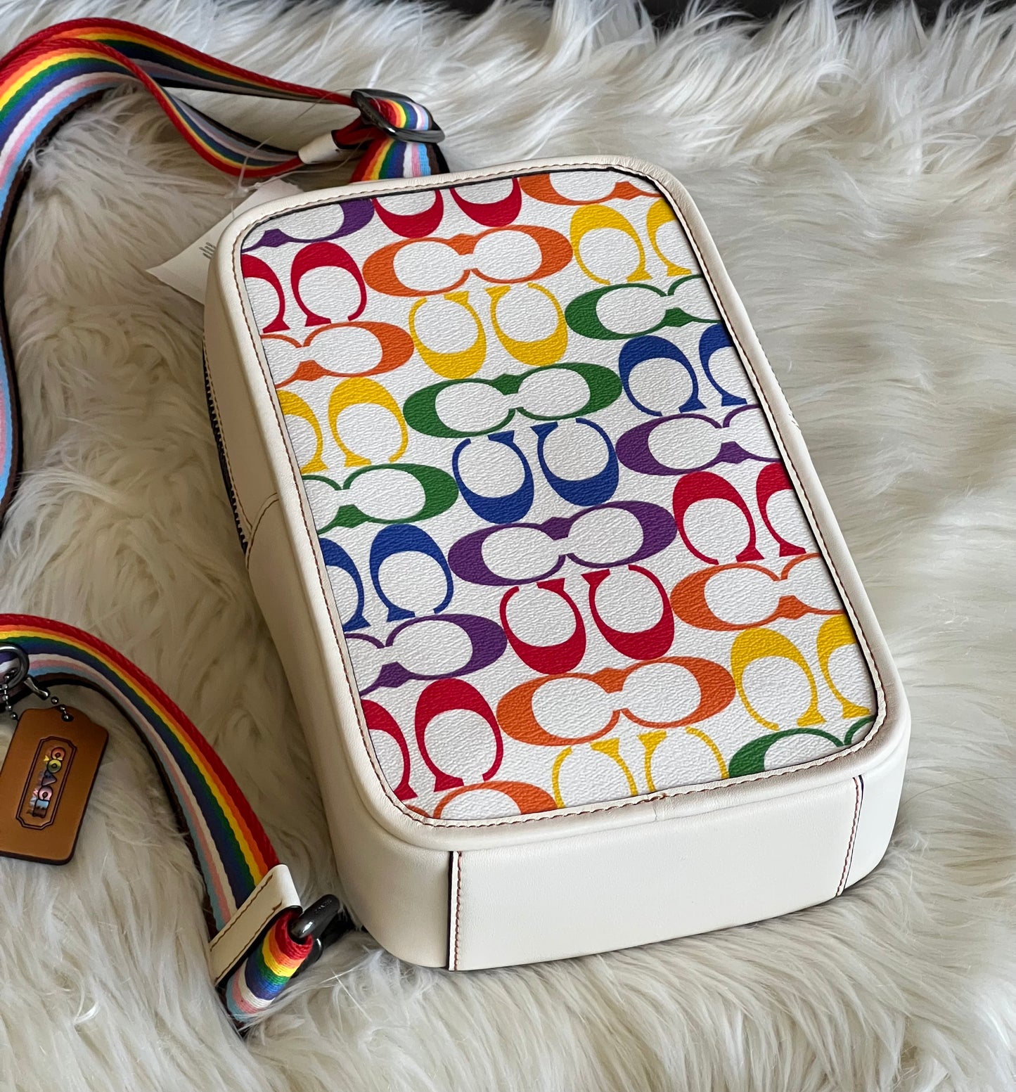 Coach Sullivan Pack in Rainbow Signature Canvas