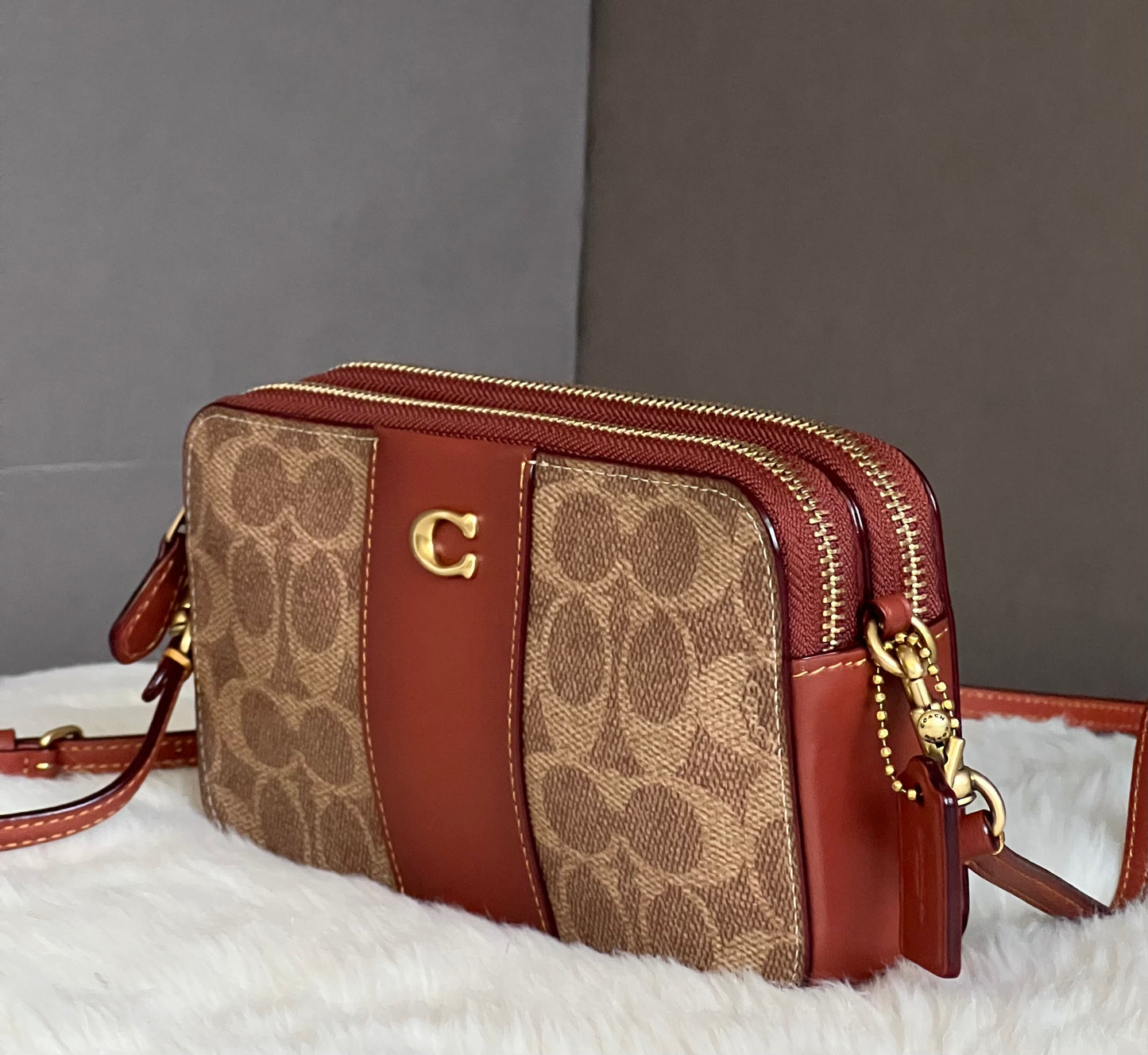 Coach Kira Crossbody Bag In Colorblock Signature Canvas