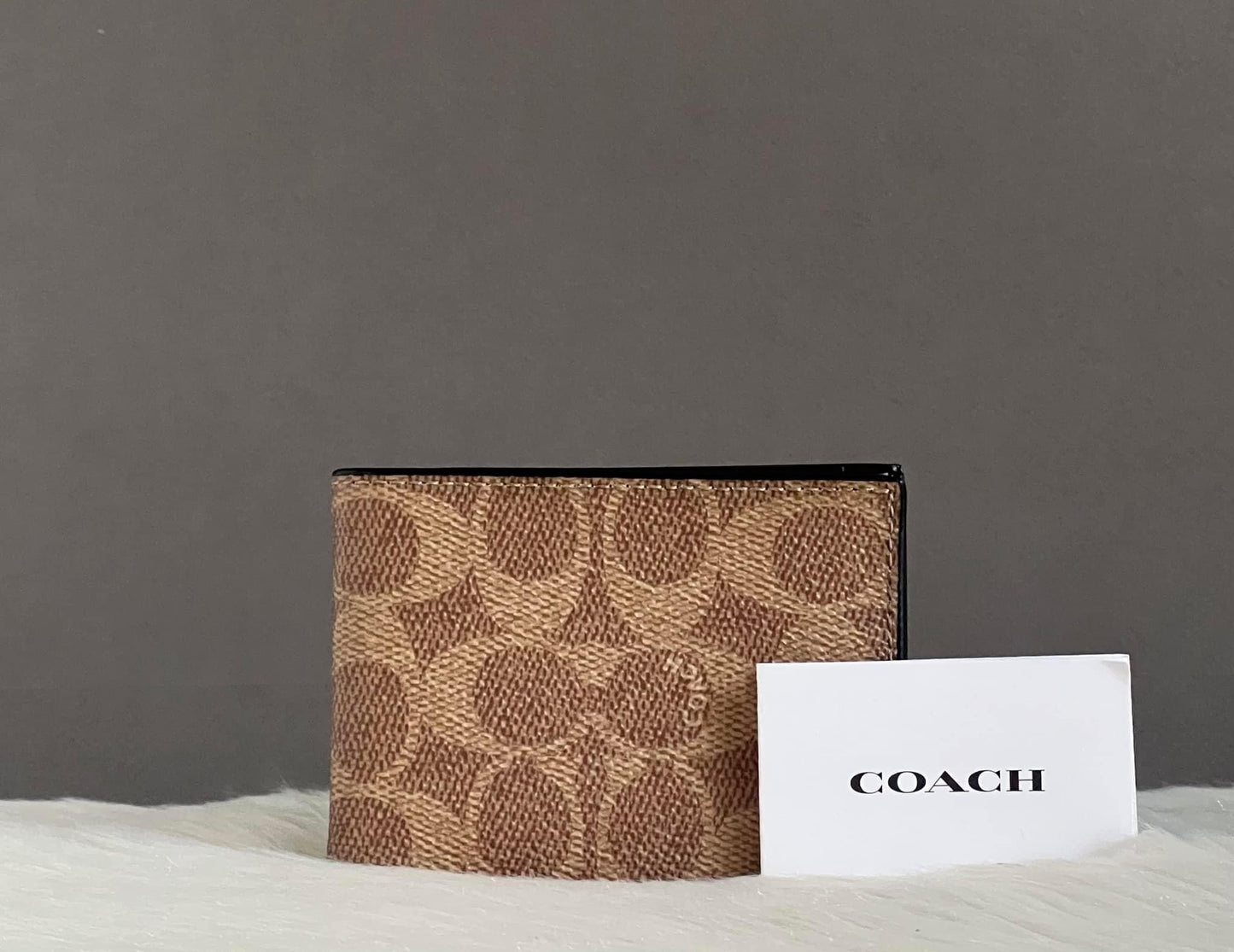 Coach Men’s Slim Billfold Wallet in Signature Canvas