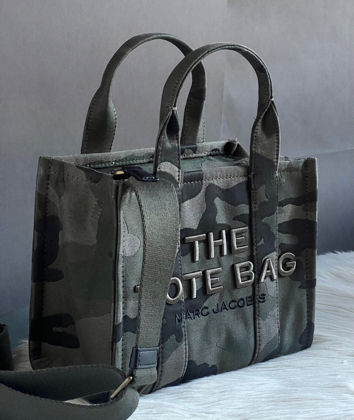 Marc Jacobs The Camo Jacquard Small Tote Bag