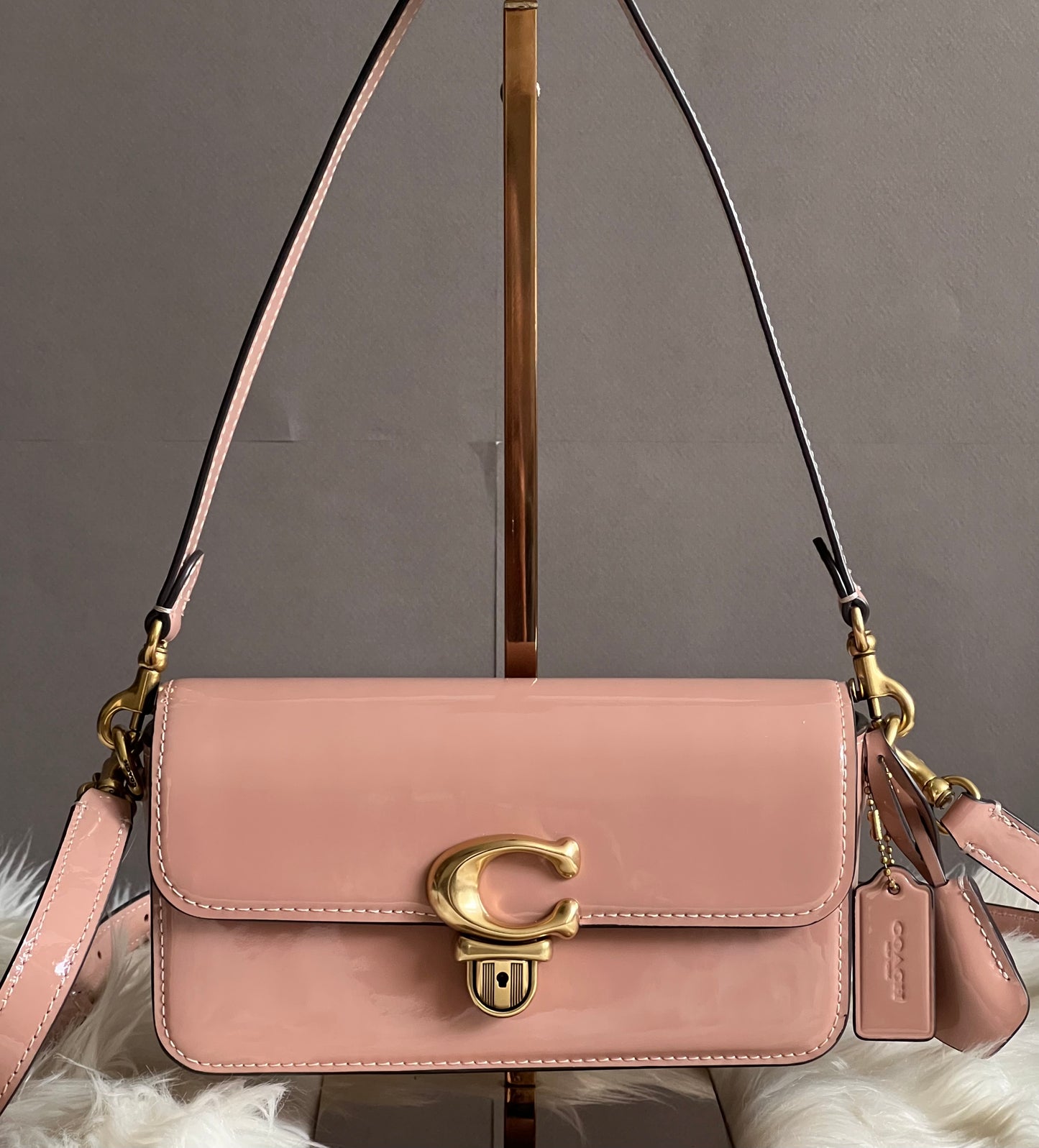 Coach Studio Baguette Bag in Patent Leather