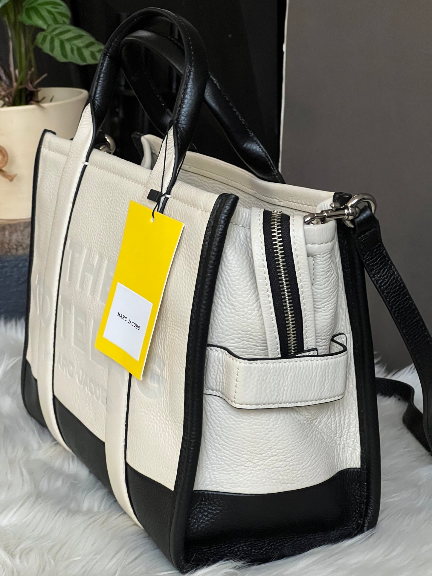 Marc Jacobs The Colorblock Leather Medium Tote Bag