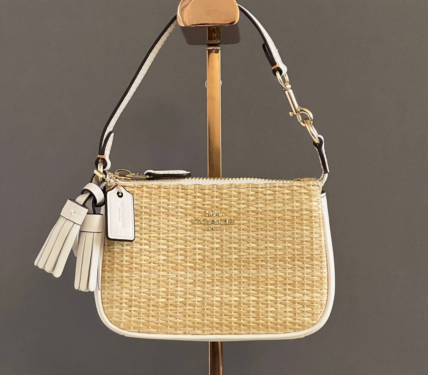 Coach Nolita 15 in Straw