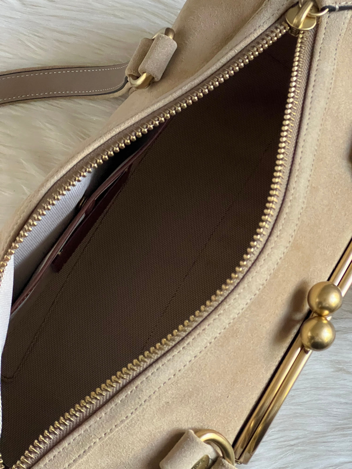 Coach Kisslock Barrel Bag