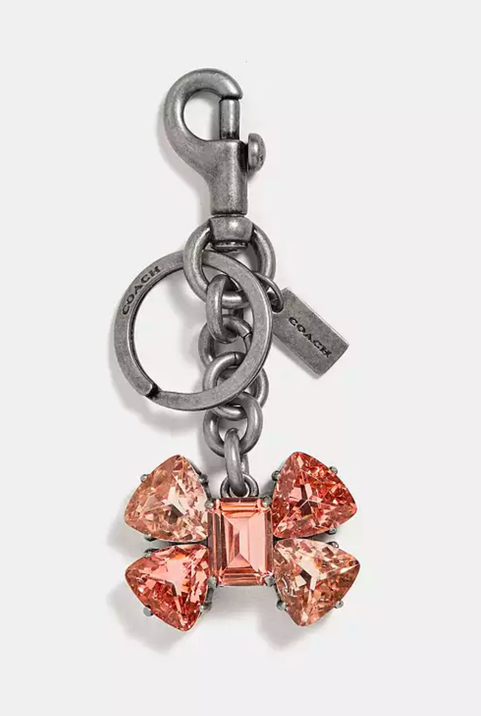 Coach Crystal Bow Bag Charm