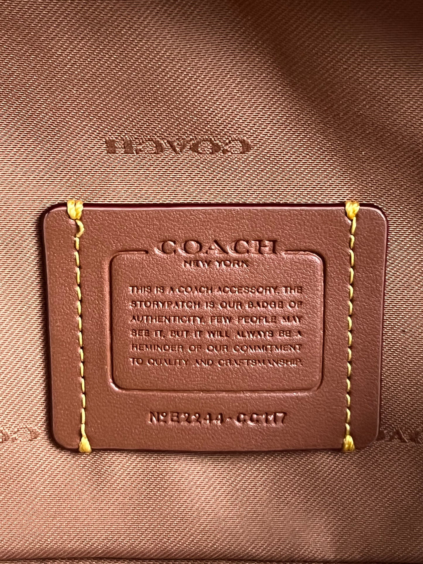 Coach Charter Slim Crossbody with Coach Badge