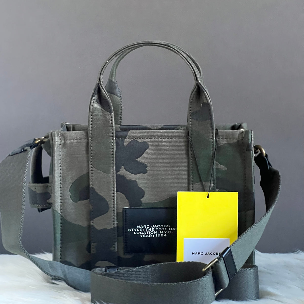 Marc Jacobs The Camo Jacquard Small Tote Bag