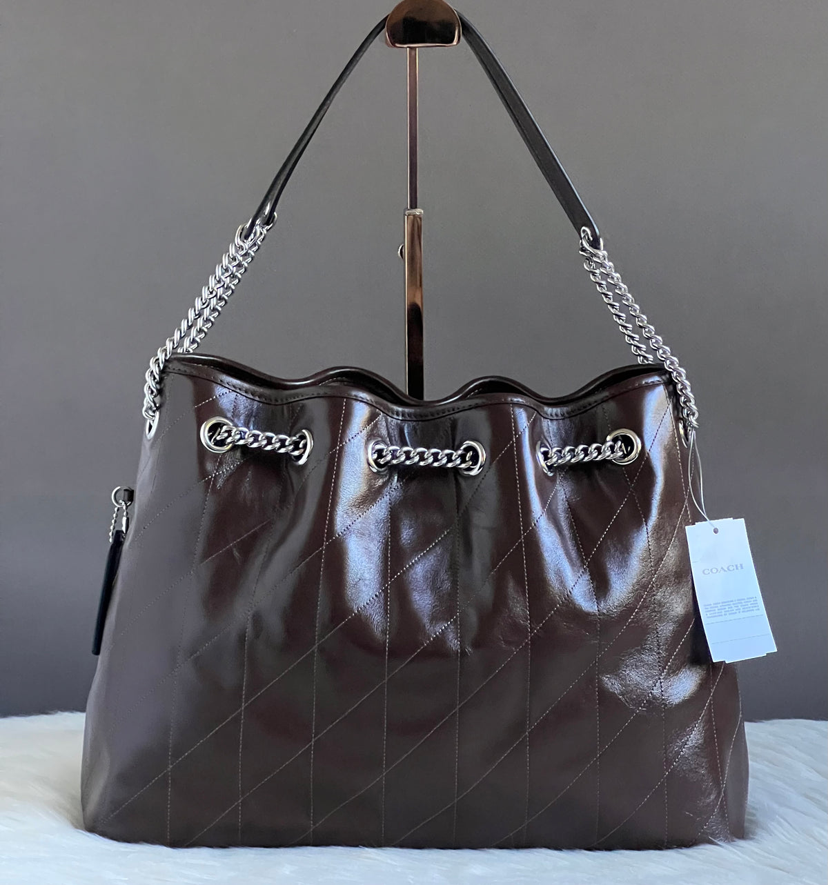 Coach Evelyn Shoulder Bag with Quilting