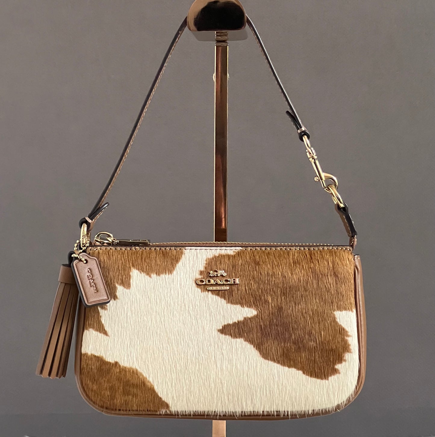 Coach Nolita 19 in Haircalf with Cow Print