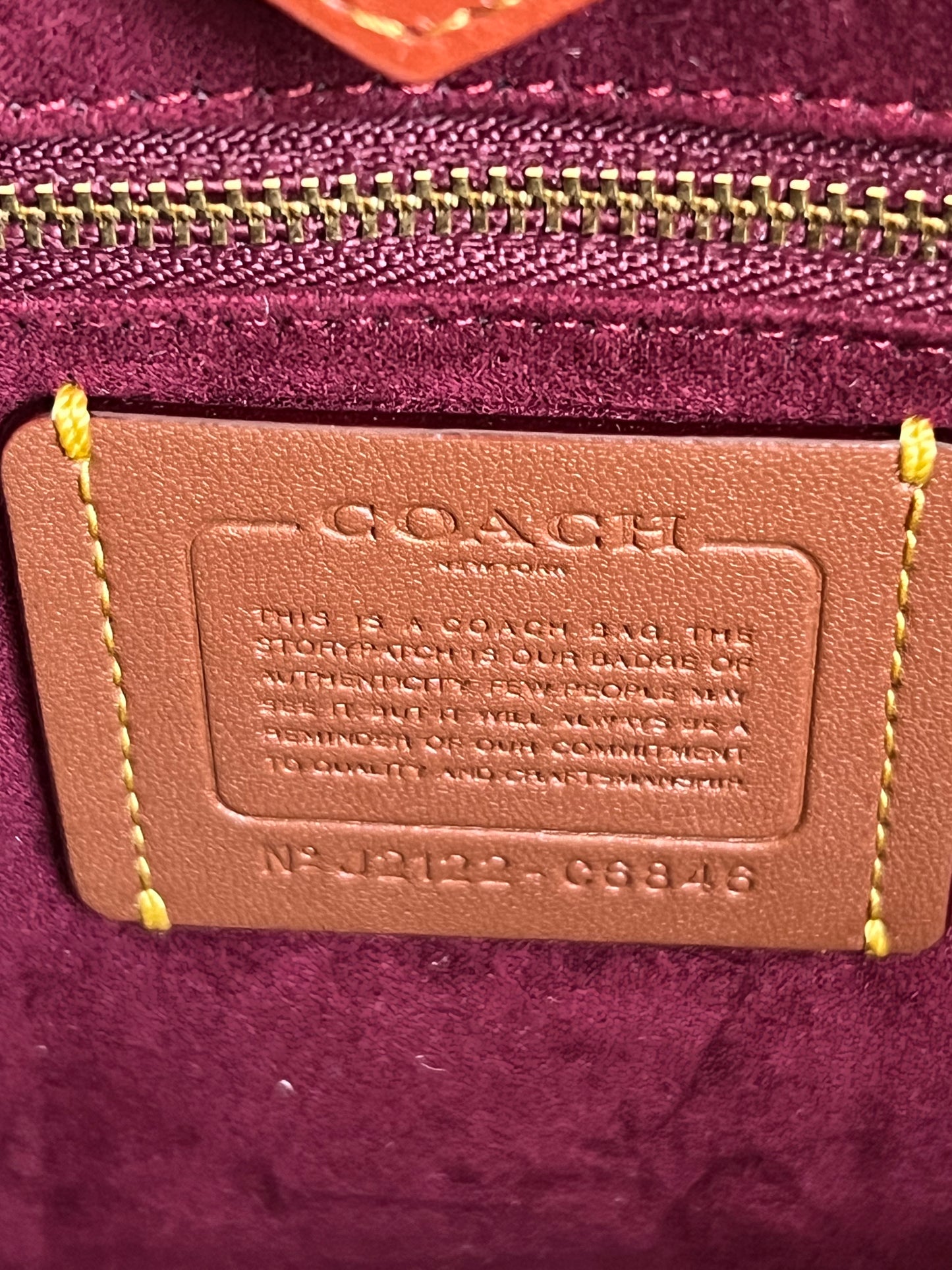 Coach Field Tote in Signature Canvas with Patches