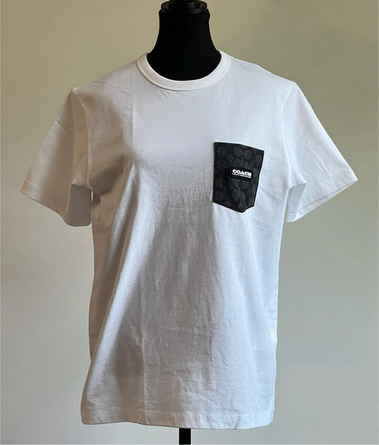 Coach Essential Pocket T-Shirt In Organic Cotton