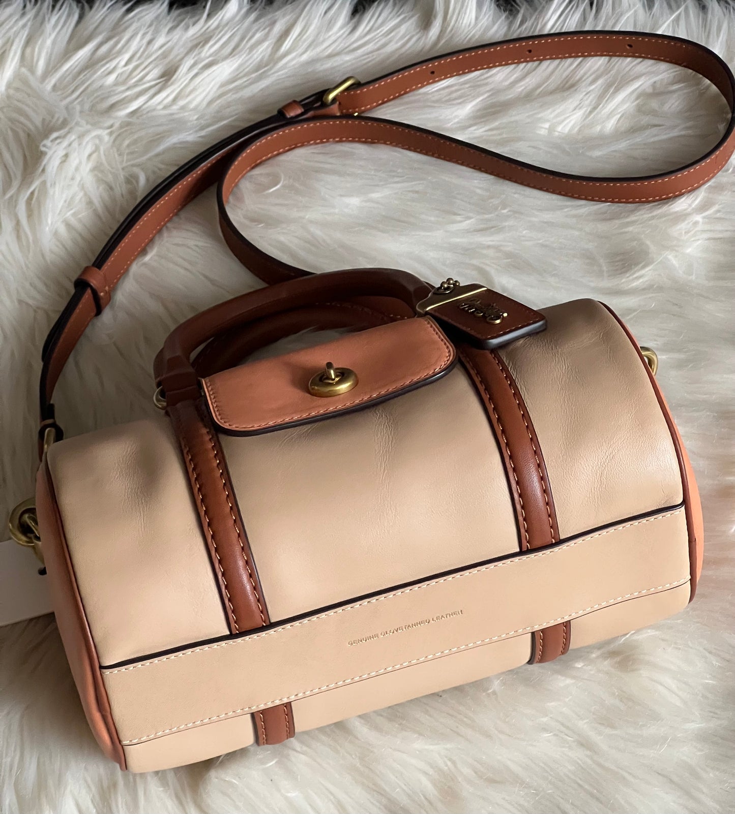 Coach Barrel Bag in Colorblock