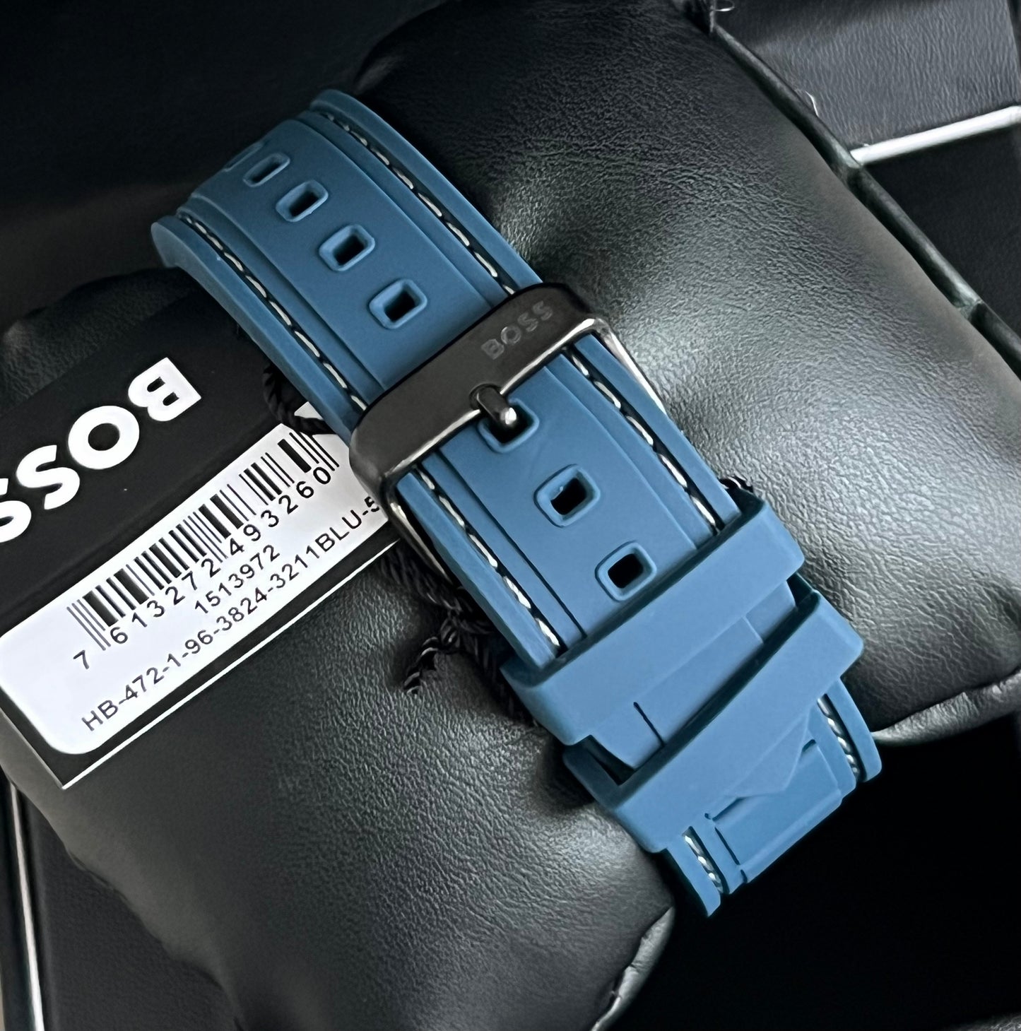 Hugo Boss Men’s Energy Chronograph Rubber Strap Watch