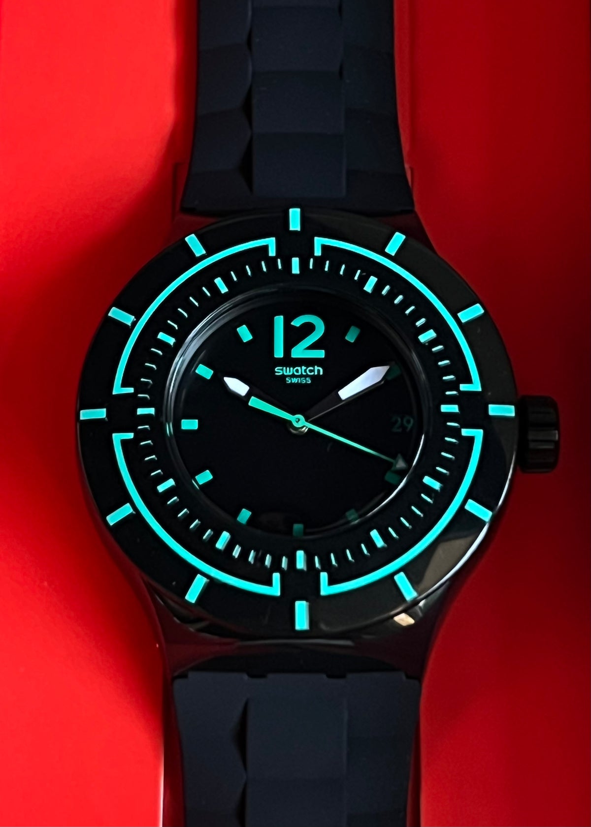 Swatch Dark Water Watch