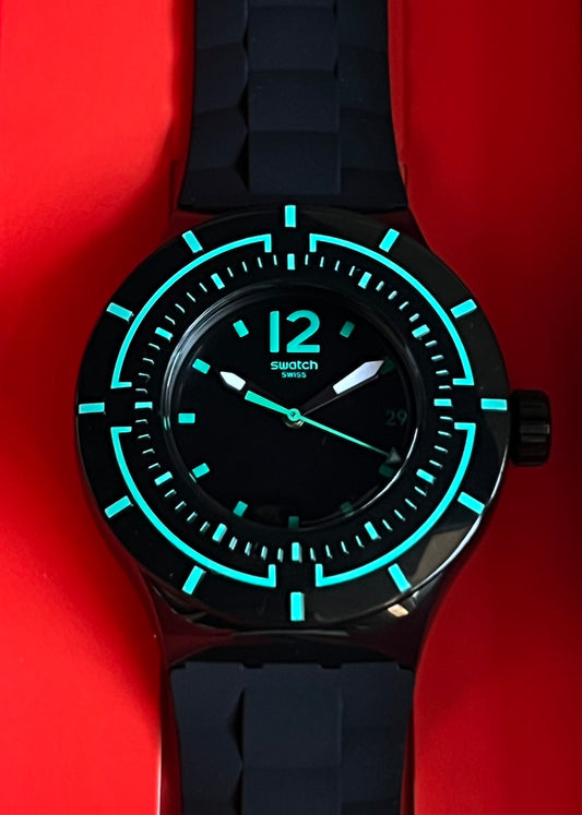 Swatch Dark Water Watch