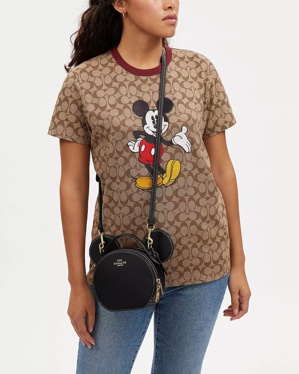 Disney X Coach Mickey Mouse Ear Bag