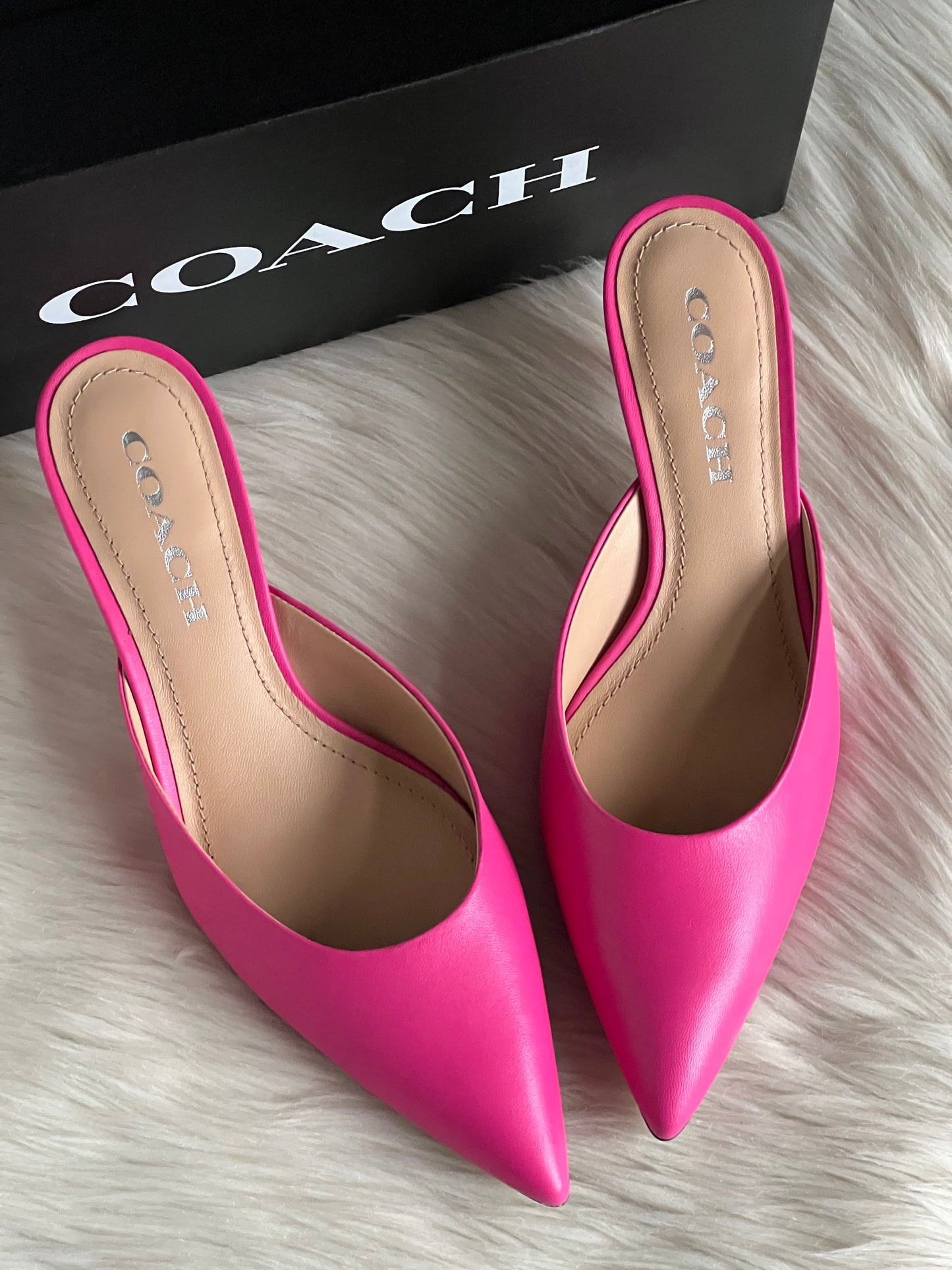 Coach Renn Leather Mule