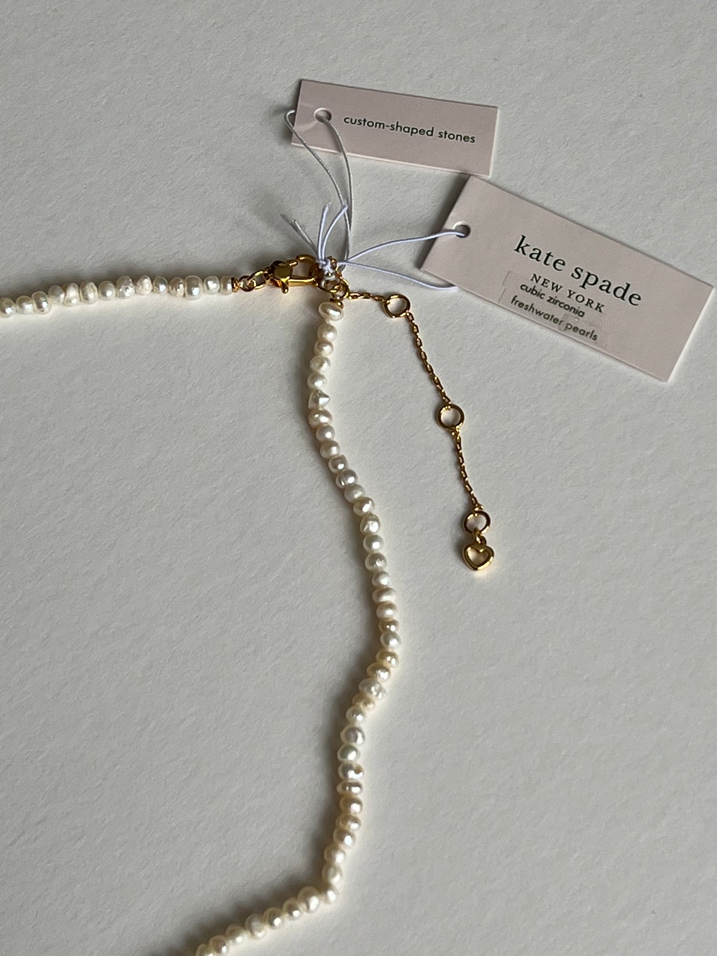 Kate Spade My Love Pearl Strand Heart Pendant