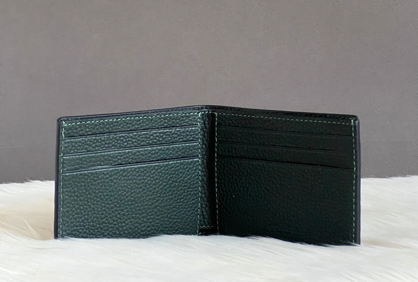 Coach Men’s Slim Billfold Wallet with Varsity Stripe