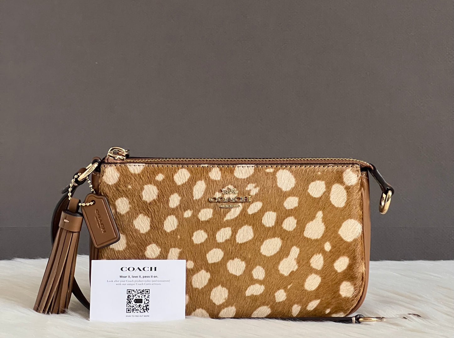 Coach Nolita 19 with Deer Print