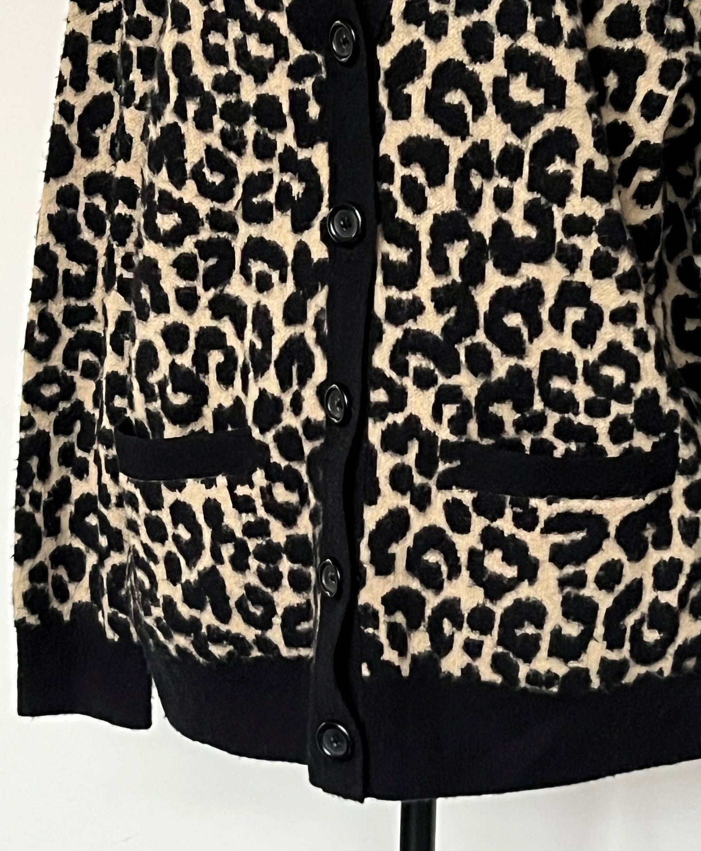 Coach Leopard Cardigan