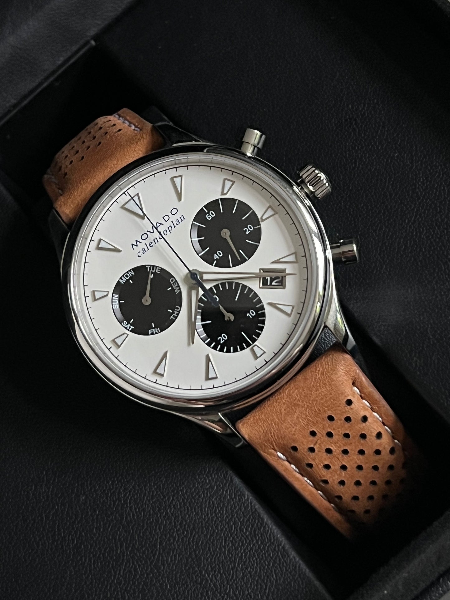 Movado Men’s Heritage Calendoplan Chronograph Watch