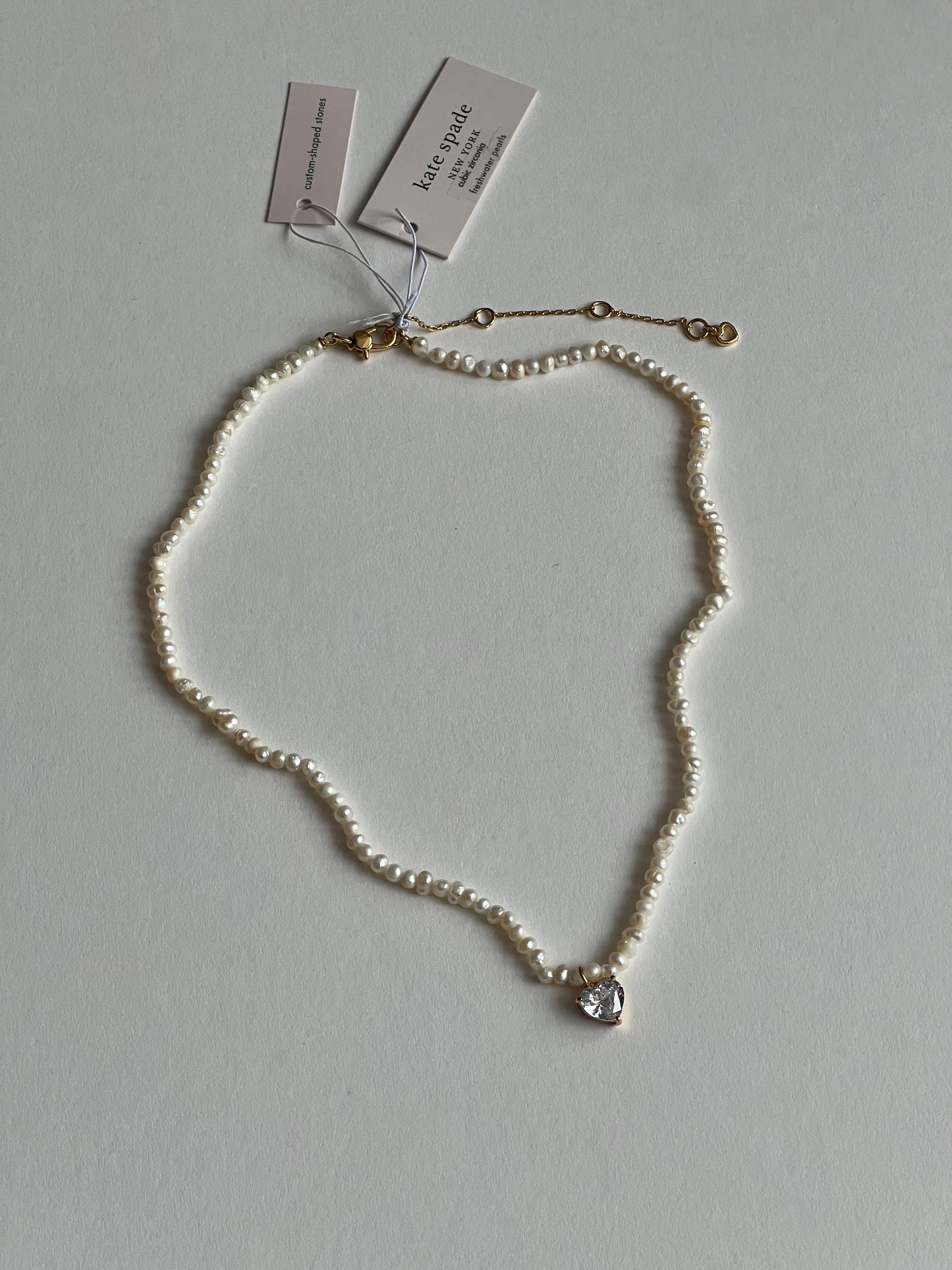 Kate Spade My Love Pearl Strand Heart Pendant