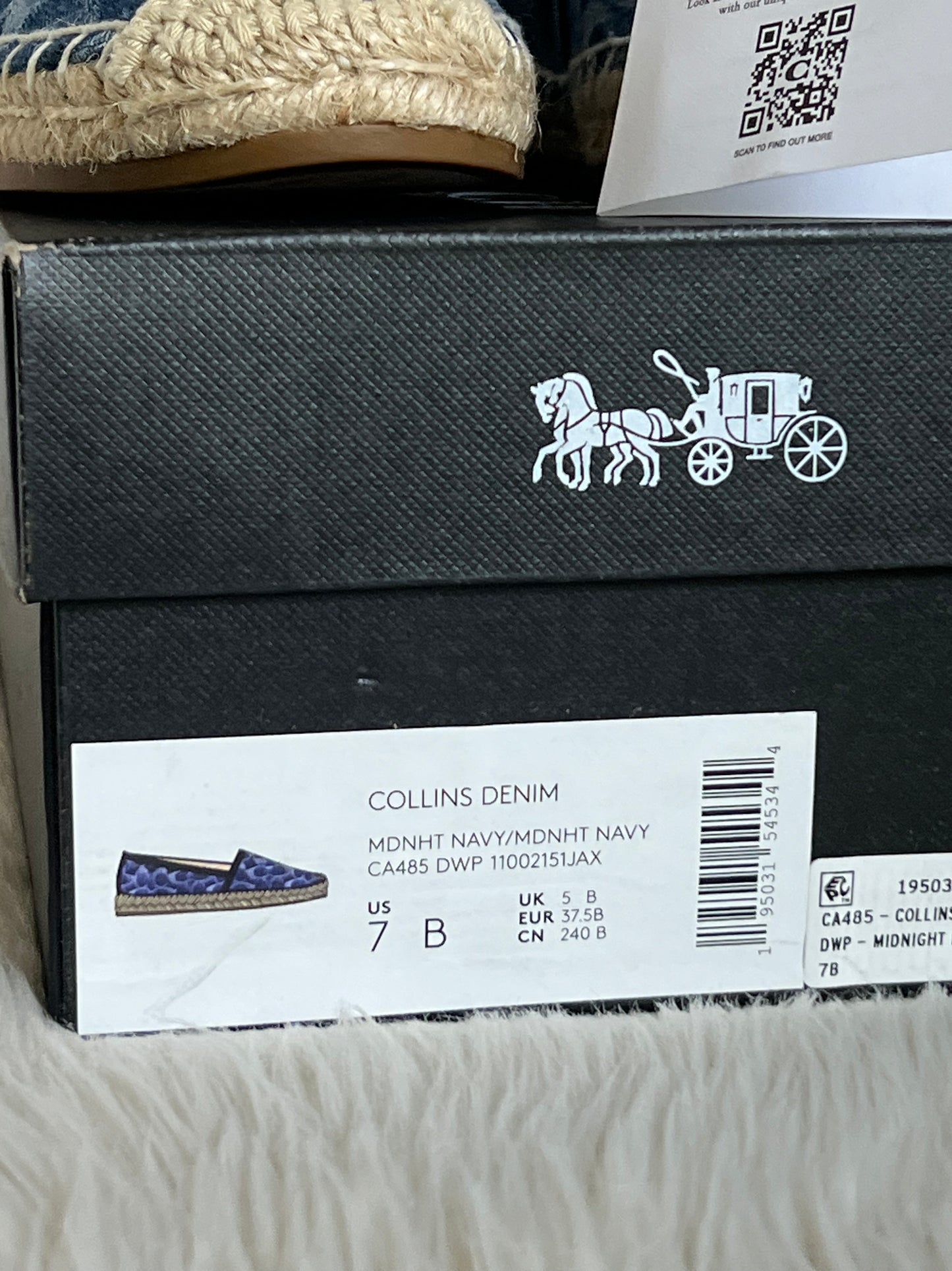 Coach Collins Denim Espadrille