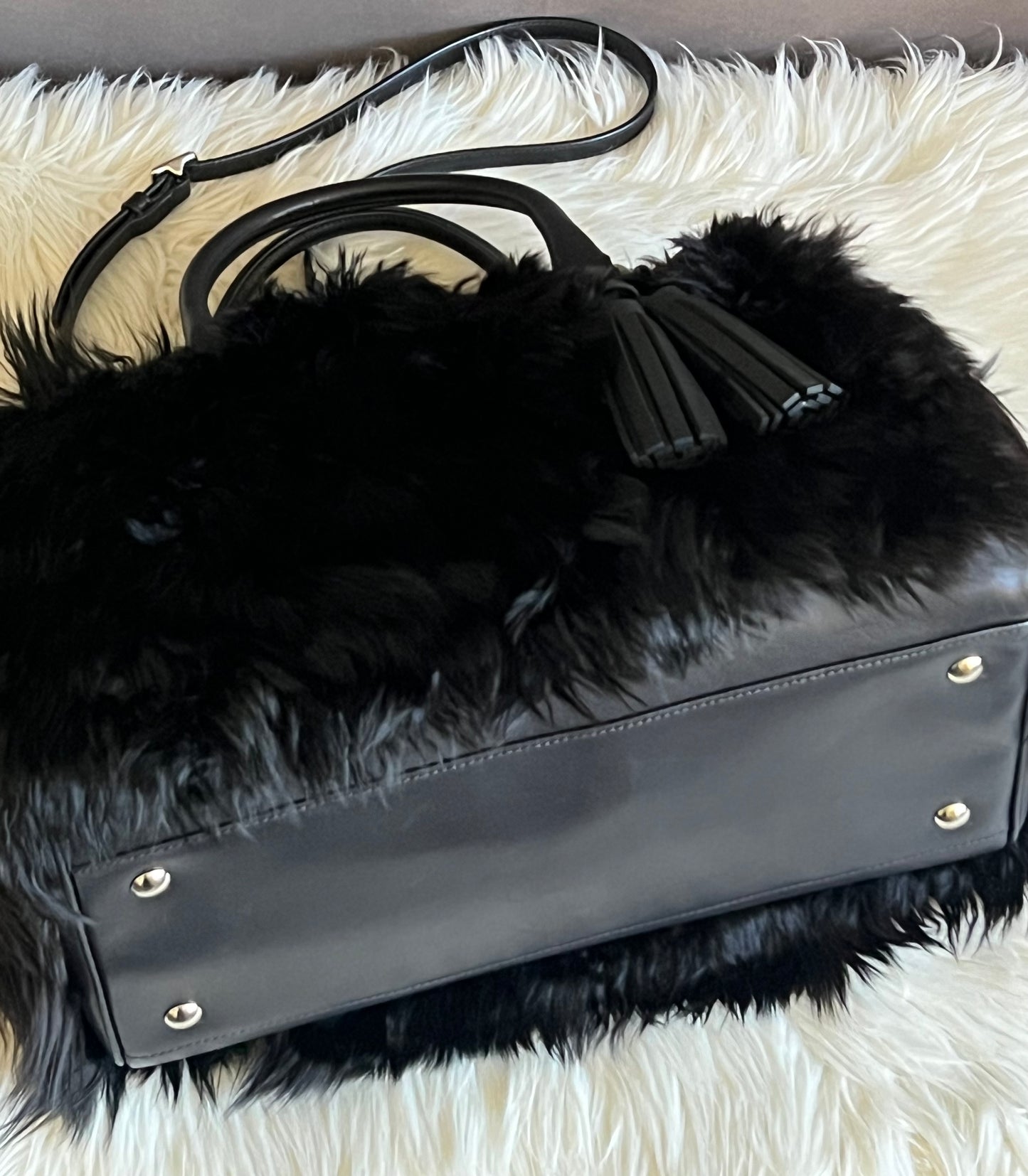 Coach Fur Duffle Bag