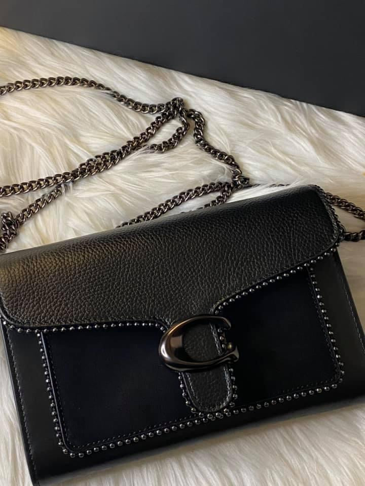 Coach Tabby Chain Clutch with Beadchain