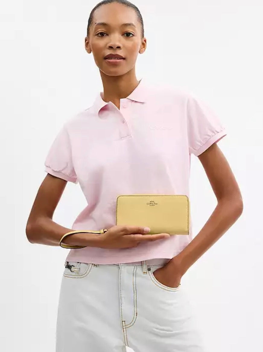 Coach Long Zip Around Wallet