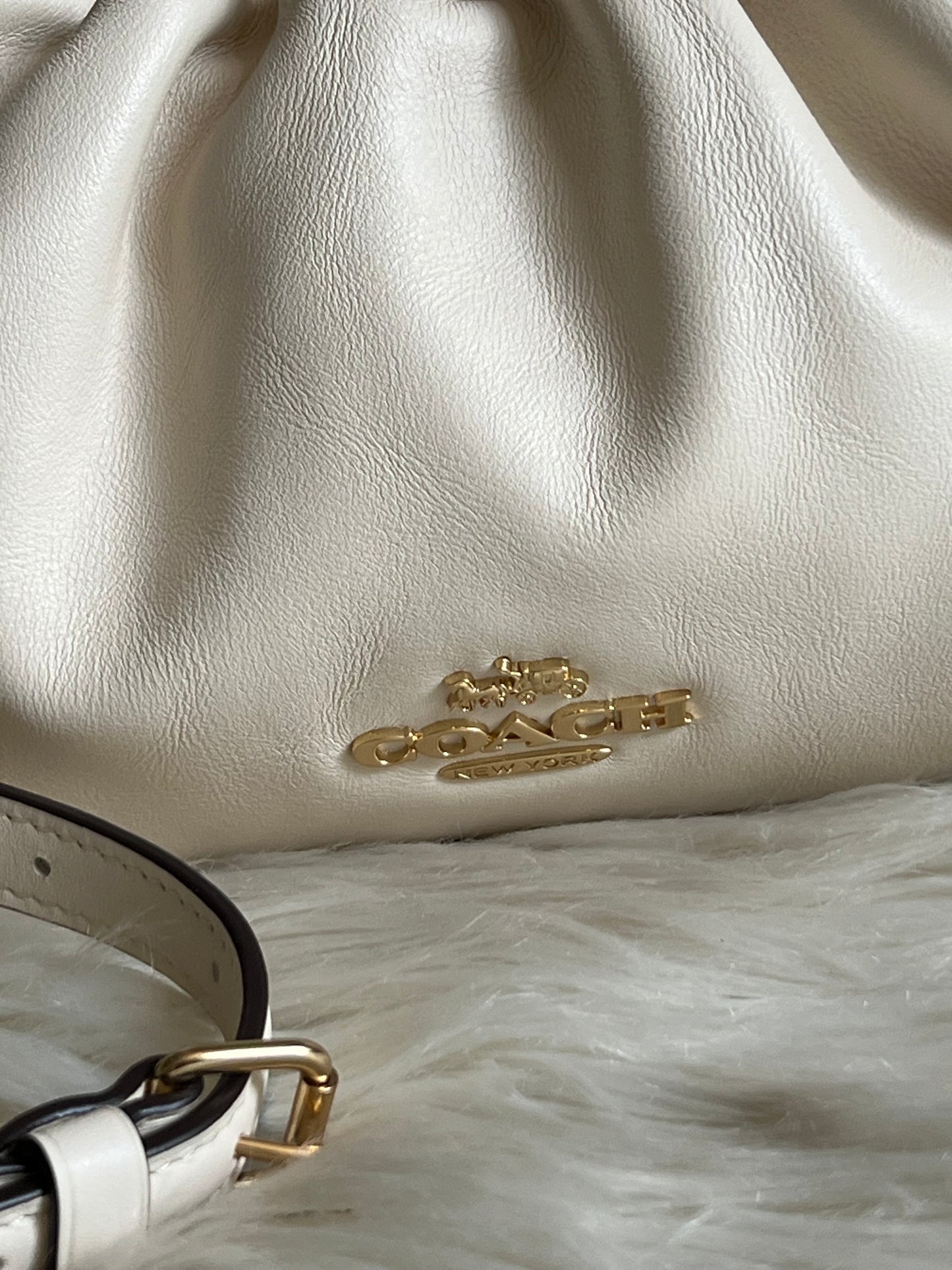 Coach Faye Shoulder Bag with Ruching
