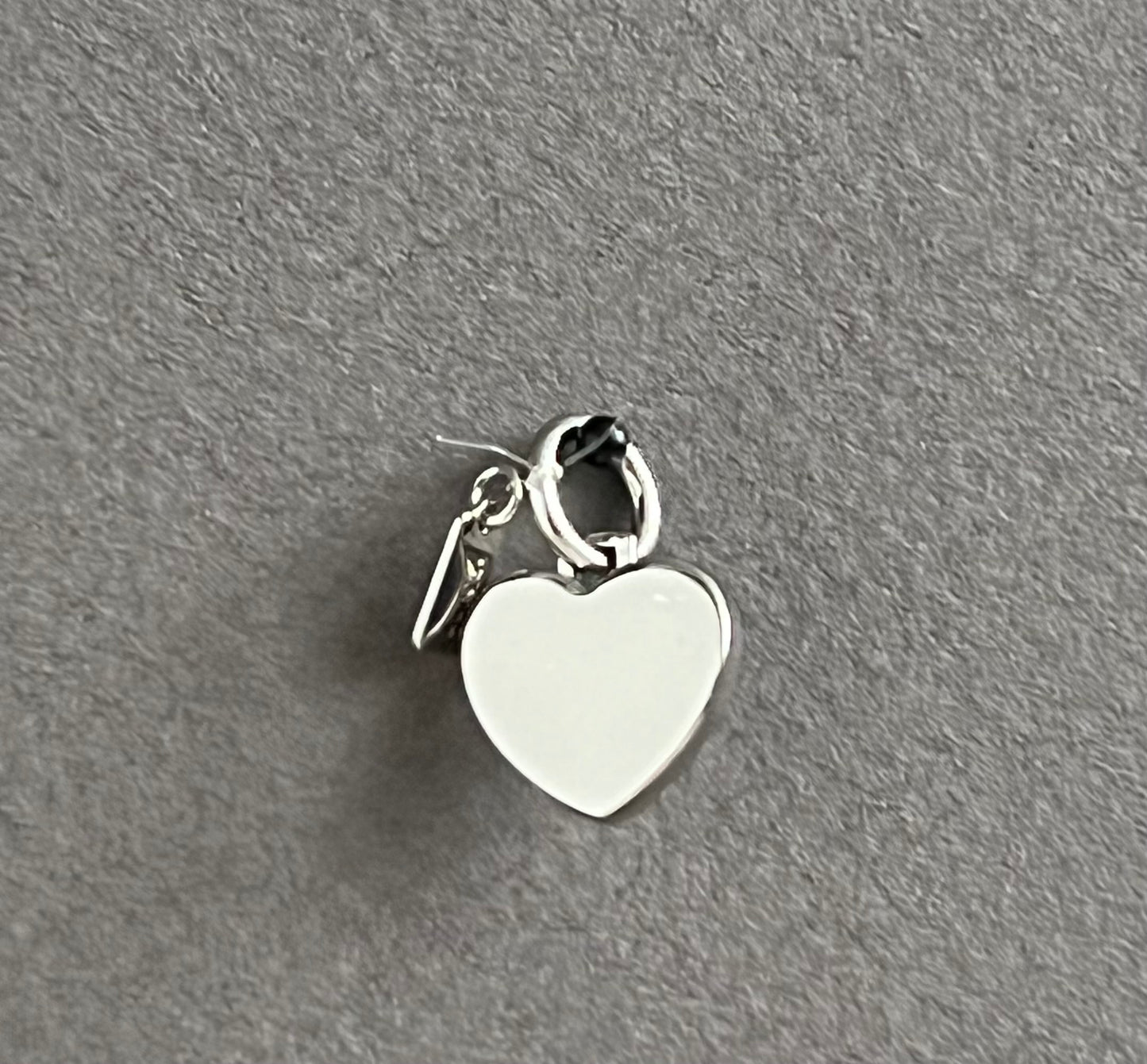 Coach Faceted Heart Charm