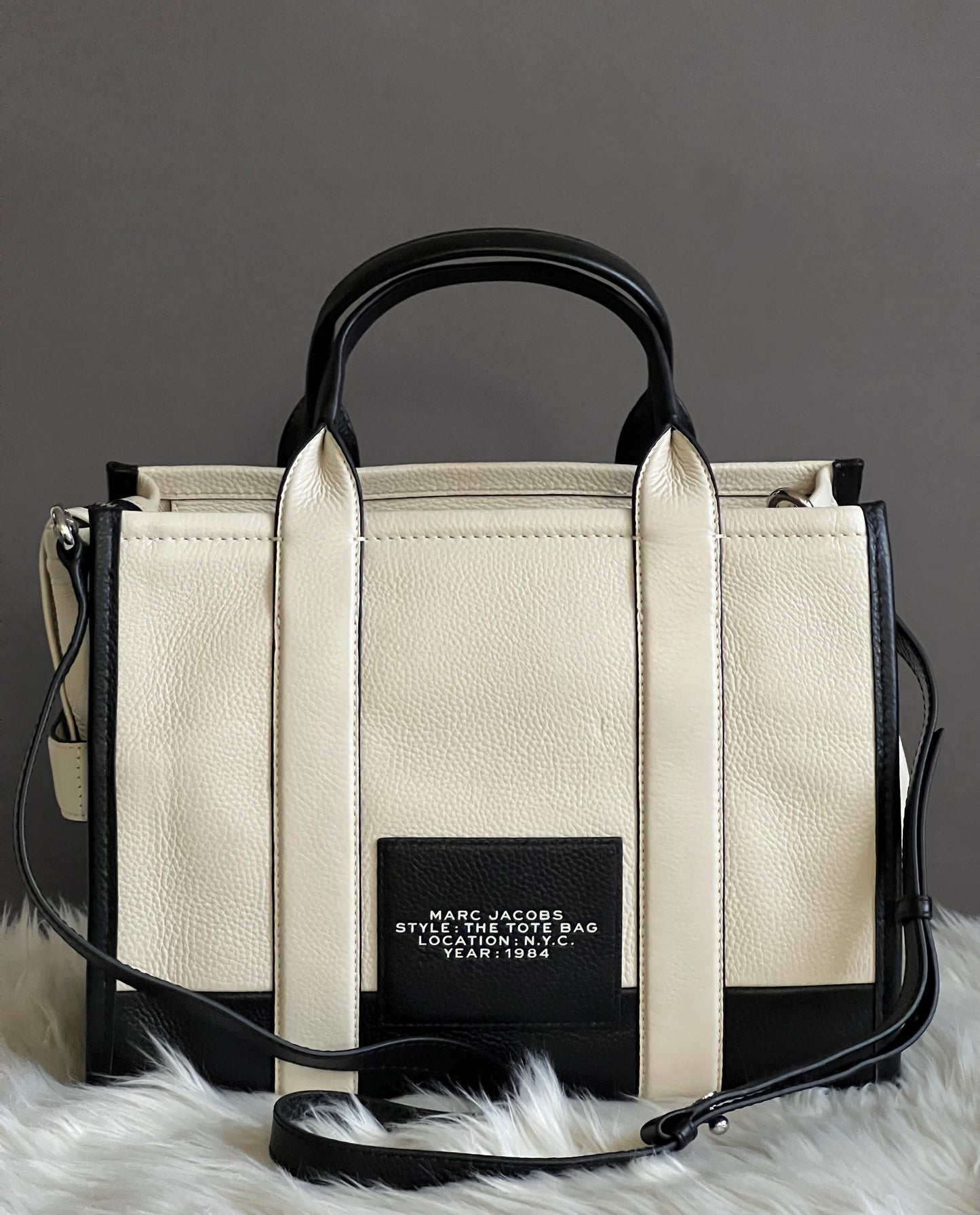 Marc Jacobs The Colorblock Leather Medium Tote Bag