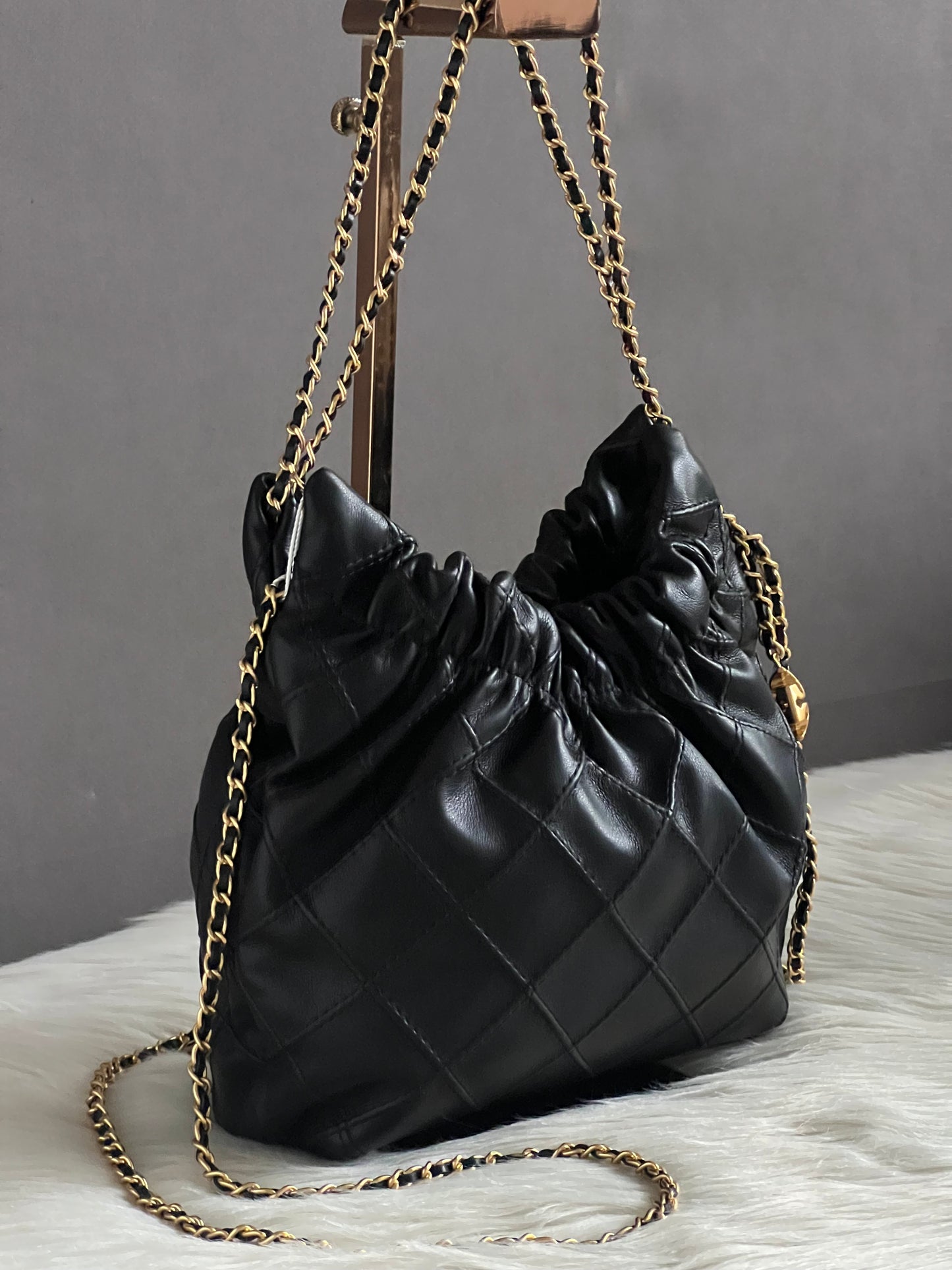 Tory Burch Mini Fleming Soft Hobo Bag