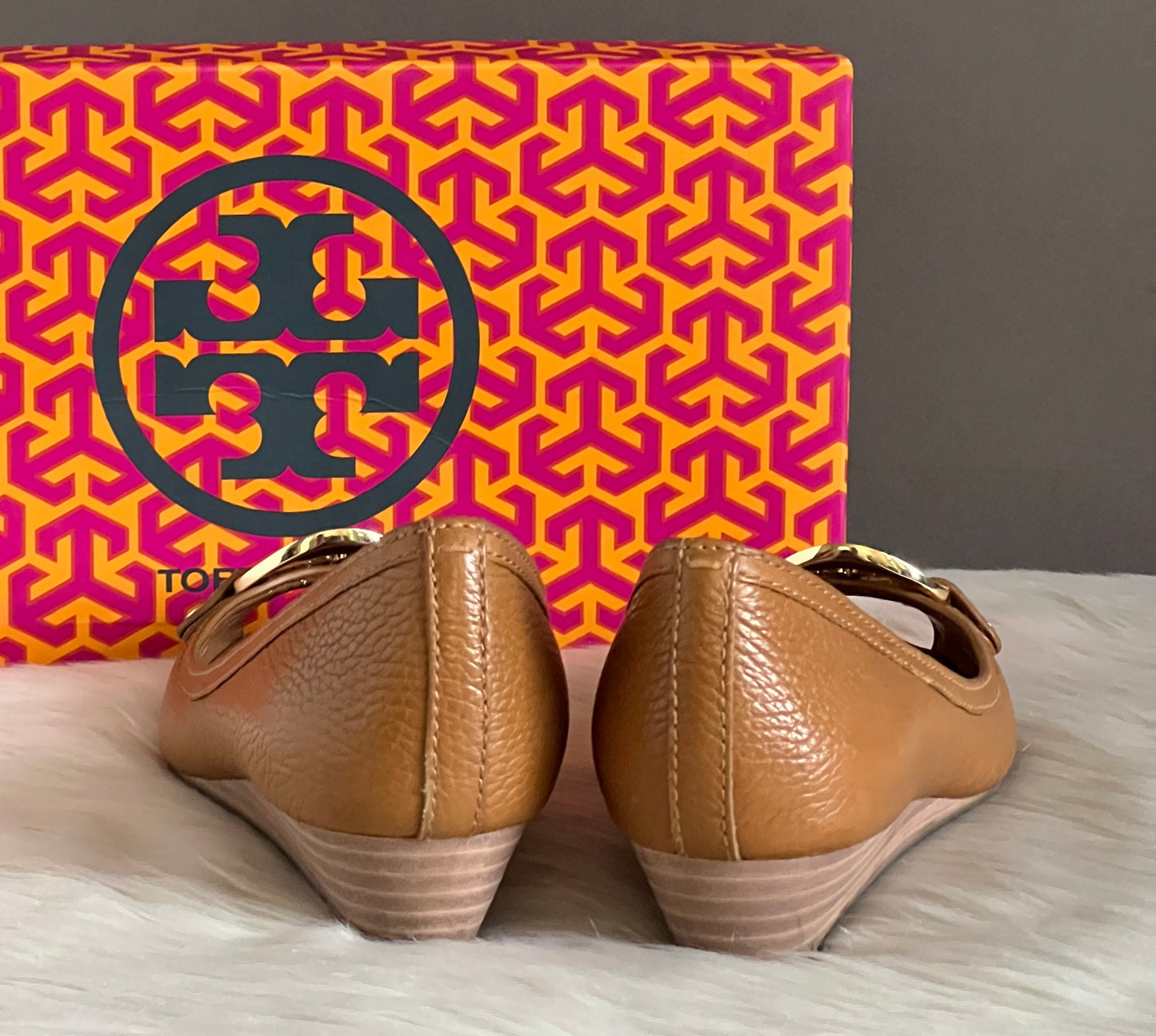 Tory Burch Amanda Open Toe Demi Wedge Sandals