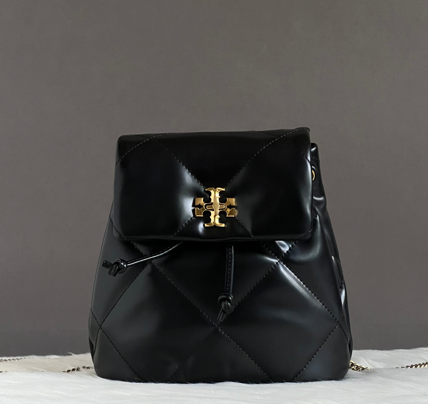 Tory Burch Mini Kira Diamond Quilt Backpack