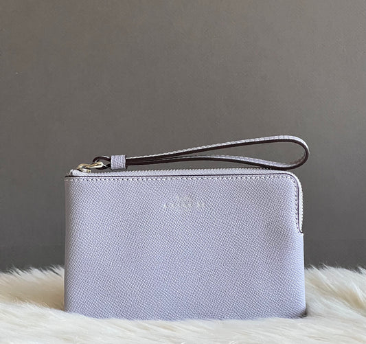 Coach Corner Zip Wristlet