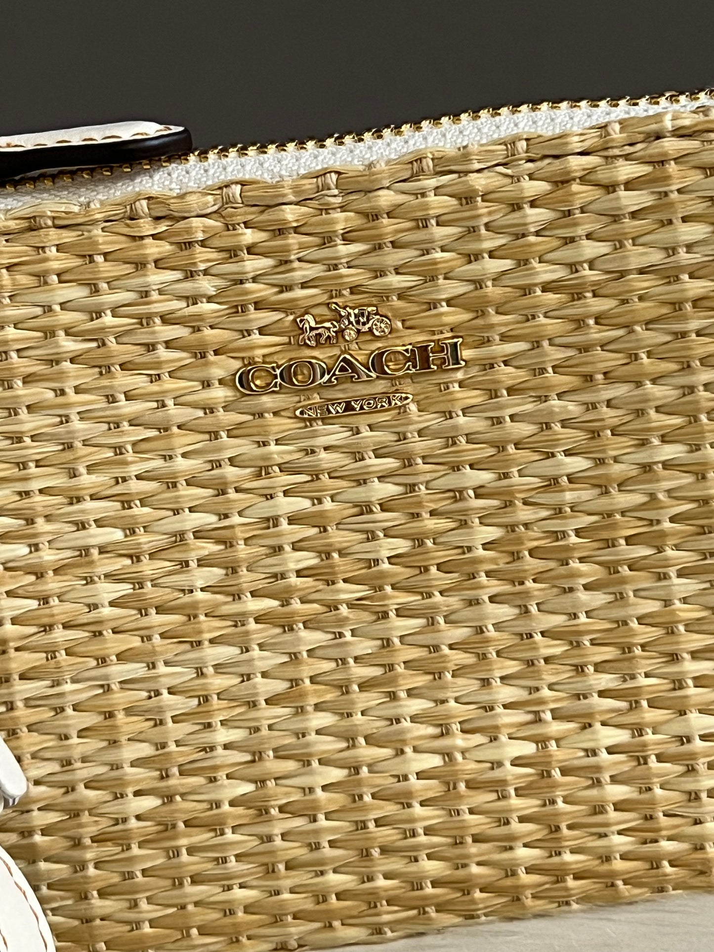 Coach Nolita 15 in Straw