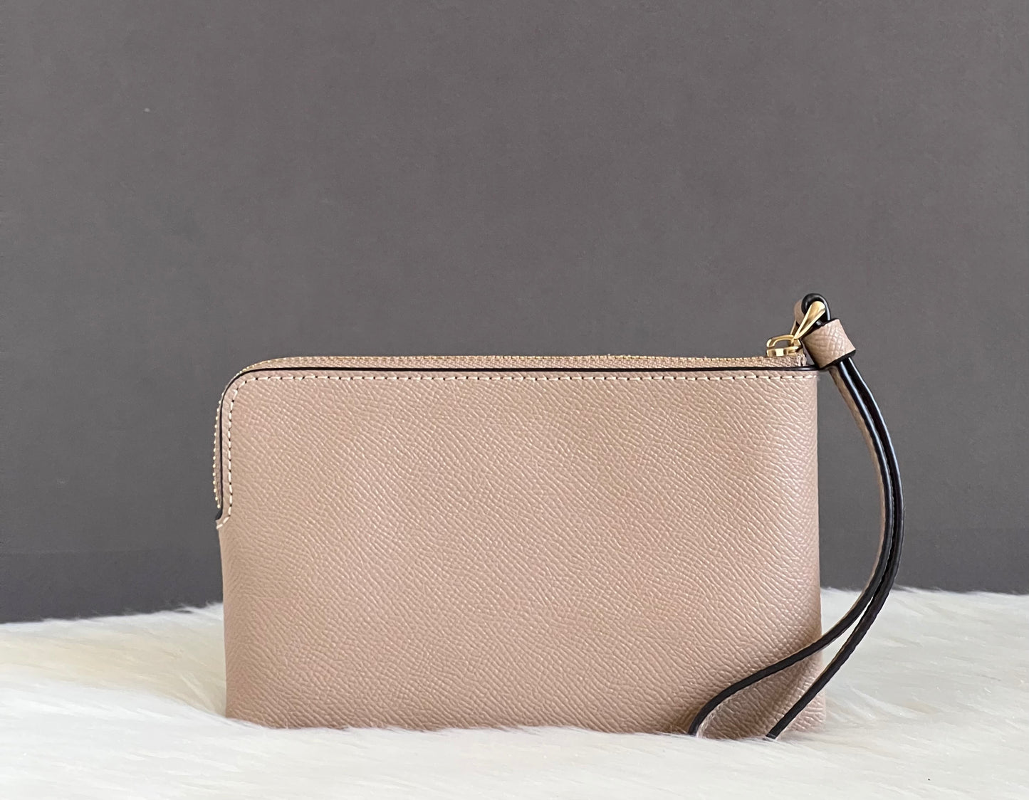 Coach Corner Zip Wristlet