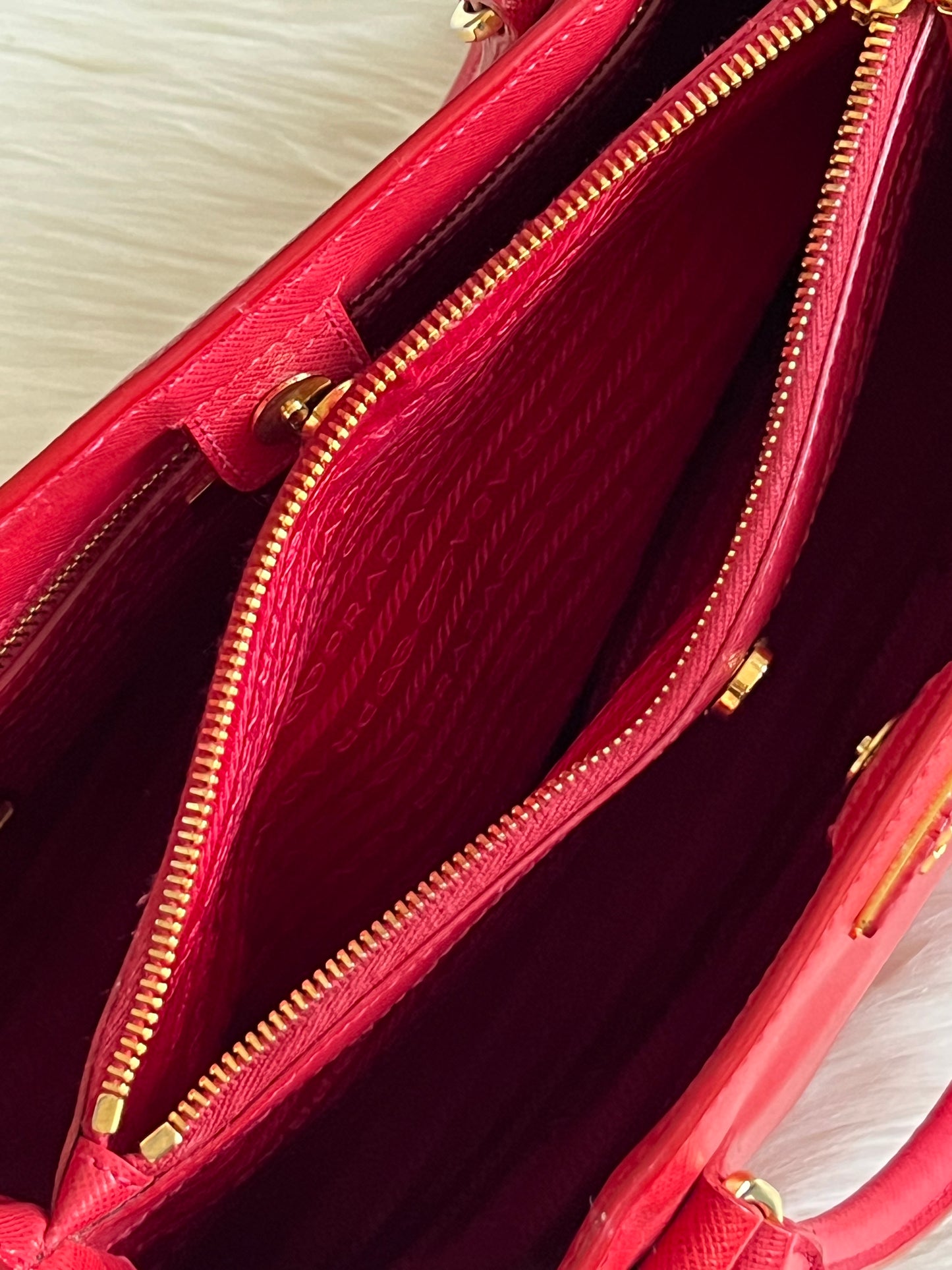 Prada Large Saffiano Lux Galleria Tote Bag