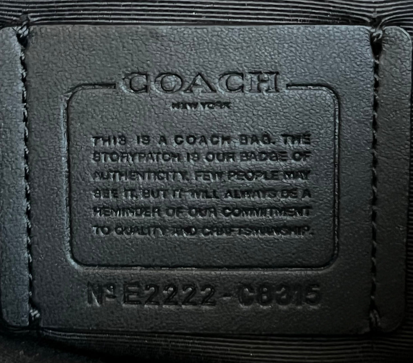 Coach Cammie Chain Bucket Bag